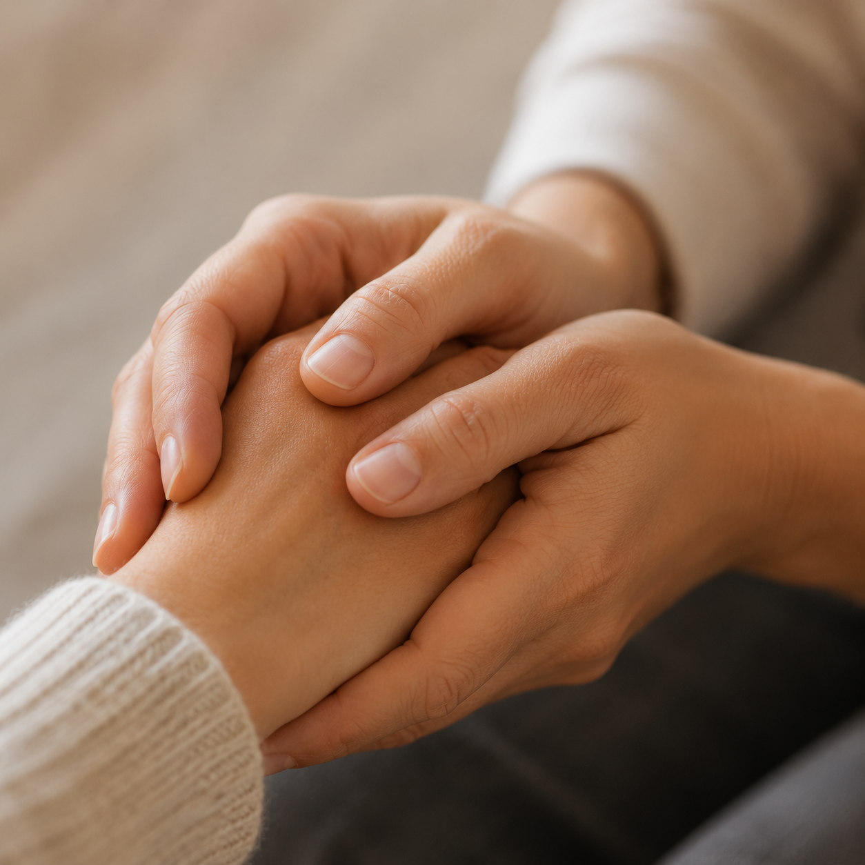 hands connecting